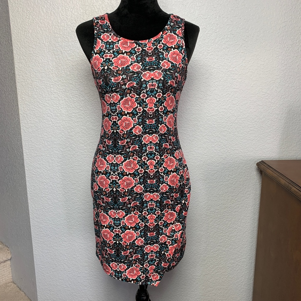 Pink Republic Asymmetrical Floral Dress